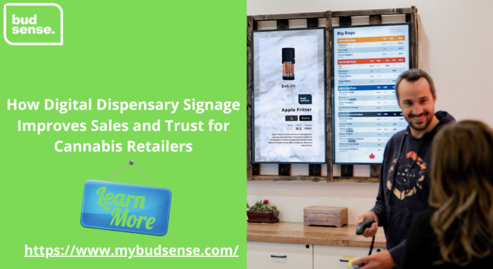digital dispensary signage