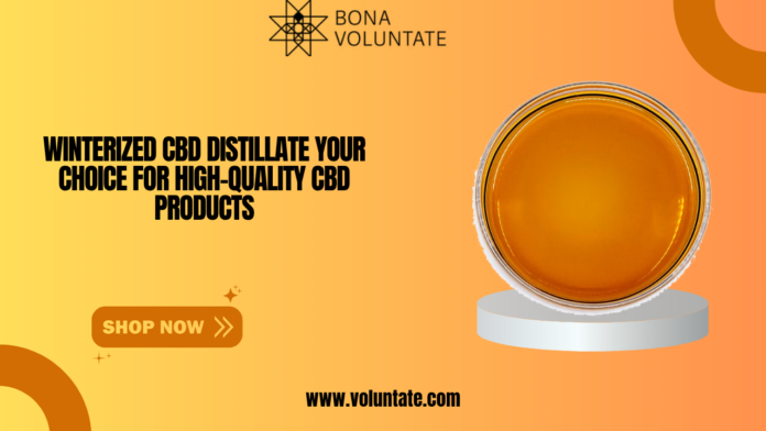 winterized CBD distillate
