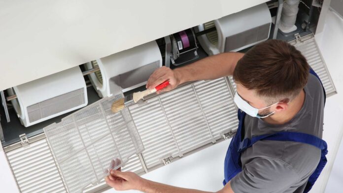 AC coil cleaning in Newton